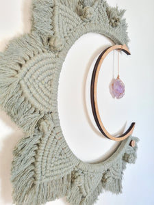 Crescent Moon in Sage